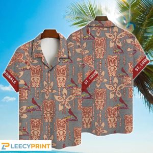 St Louis Cardinals Major League Baseball Tiki Hawaiian Shirt, Cardinals Hawaiian Shirt Unisex T-shirt, Sweatshirt, Hoodie, Long Sleeve Tee - T-Shirt, Sweatshirt, Hoodie