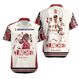 St Louis Cardinals Series Rotation Hawaiian Shirt, St Louis Cardinals Hawaiian Shirt Unisex T-shirt, Sweatshirt, Hoodie, Long Sleeve Tee - T-Shirt, Sweatshirt, Hoodie