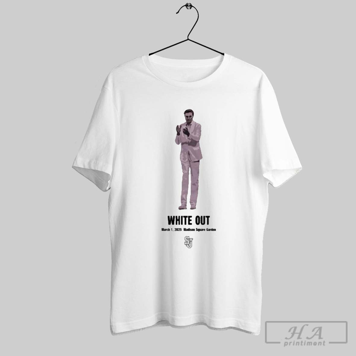 St Johns White Out March 1 2025 Madison Square Garden Coach Rick Pitino T-Shirts, Hoodie, Sweatshirt - T-Shirt, Sweatshirt, Hoodie
