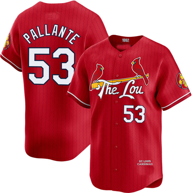 St. Louis Cardinals #53 Andre Pallante City Connect Limited Jersey Baseball Jerseys baseball jersey product view 1