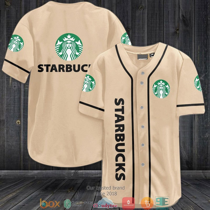 BEST Starbucks Baseball Jersey Unisex T-shirt, Sweatshirt, Hoodie, Long Sleeve Tee - T-Shirt, Sweatshirt, Hoodie