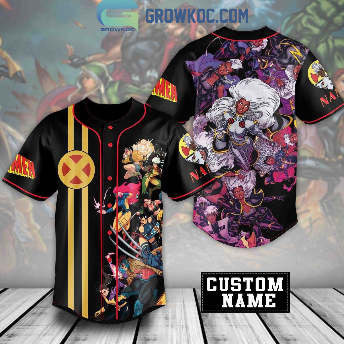 Storm X-Men 97 Fan Personalized Baseball Jersey Unisex T-shirt, Sweatshirt, Hoodie, Long Sleeve Tee - T-Shirt, Sweatshirt, Hoodie