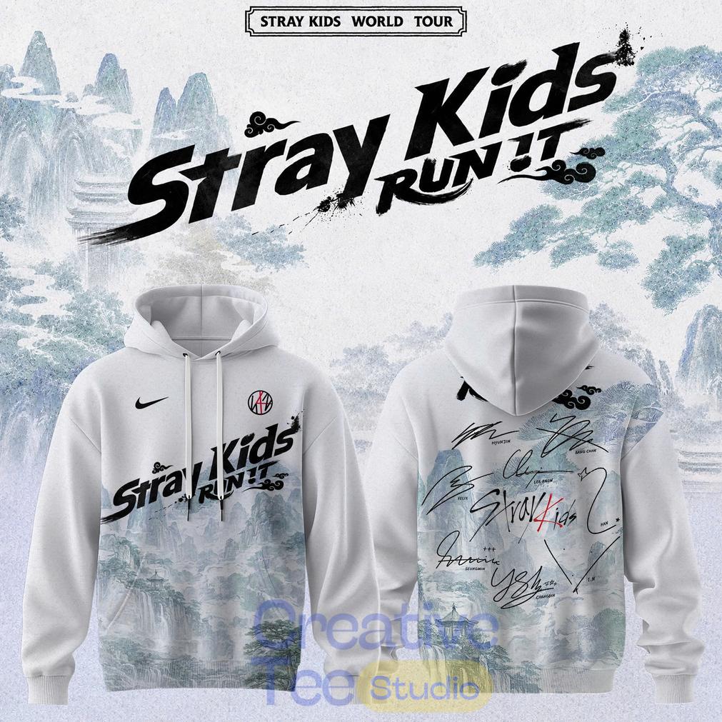 Stray Kids World Tour RUN IT 2026 Edition Hoodie Unisex T-shirt, Sweatshirt, Hoodie, Long Sleeve Tee - T-Shirt, Sweatshirt, Hoodie