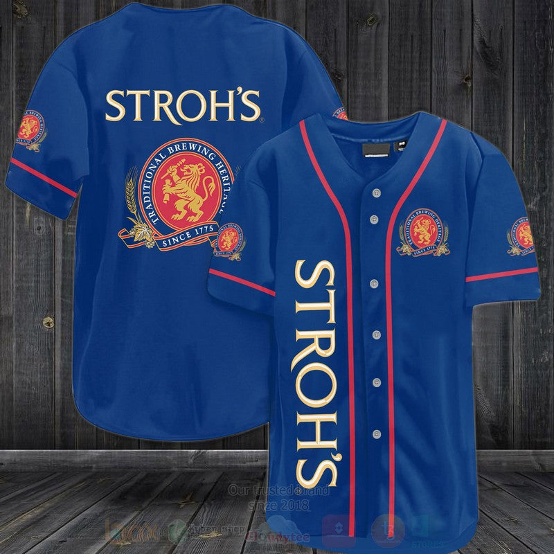 FASHION Stroh Brewery Company Baseball Jerseys Botton Shirt Unisex T-shirt, Sweatshirt, Hoodie, Long Sleeve Tee - T-Shirt, Sweatshirt, Hoodie
