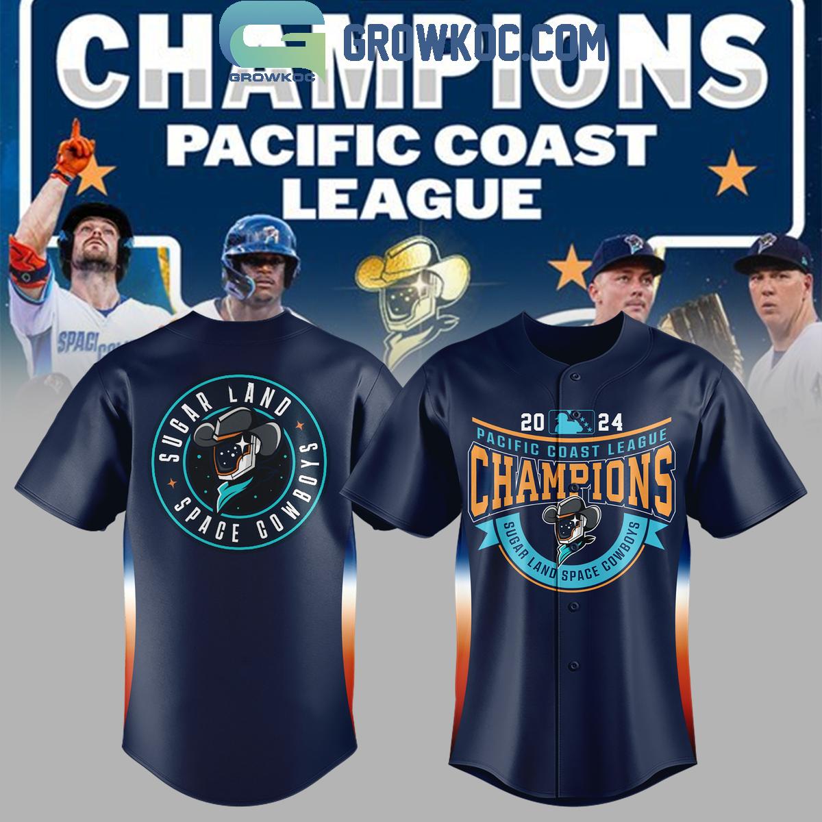 Sugar Land Space Cowboys Bimm Ridder Champs Pacific Coast League 2024 Baseball Jersey Unisex T-shirt, Sweatshirt, Hoodie, Long Sleeve Tee - T-Shirt, Sweatshirt, Hoodie