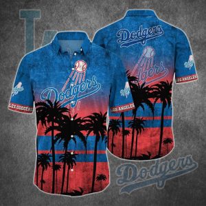 Summer Vibes MLB LA Dodgers Hawaiian Shirt Gift For Beach Trip Unisex T-shirt, Sweatshirt, Hoodie, Long Sleeve Tee - T-Shirt, Sweatshirt, Hoodie