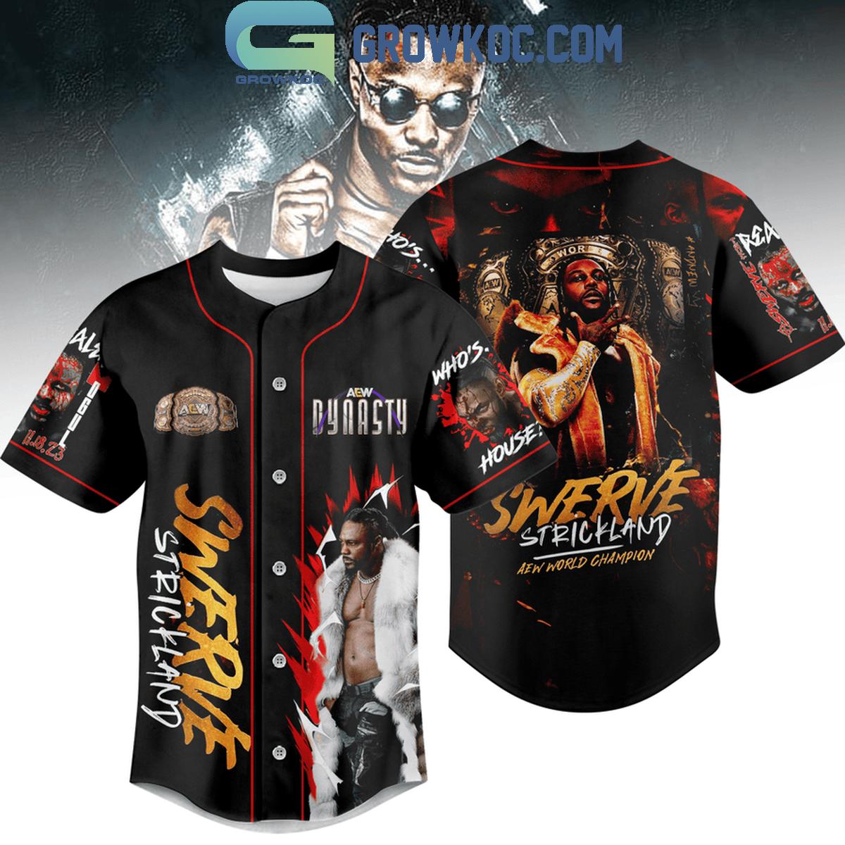 Swerve Strickland AEW Dynasty Fan Baseball Jersey Unisex T-shirt, Sweatshirt, Hoodie, Long Sleeve Tee - T-Shirt, Sweatshirt, Hoodie