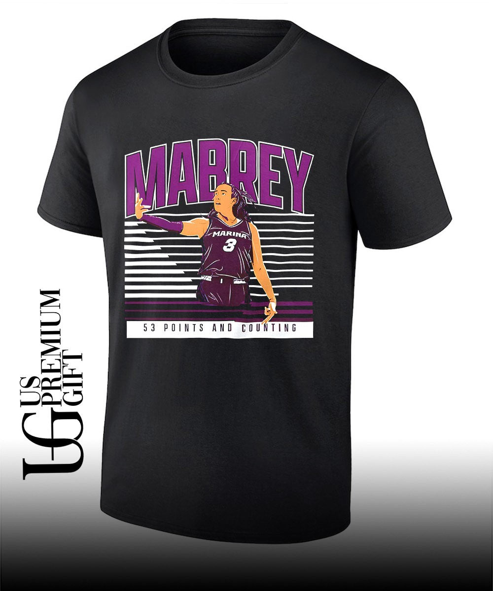 Marina Mabrey The 53-point Game shirt Unisex T-shirt, Sweatshirt, Hoodie, Long Sleeve Tee - T-Shirt, Sweatshirt, Hoodie