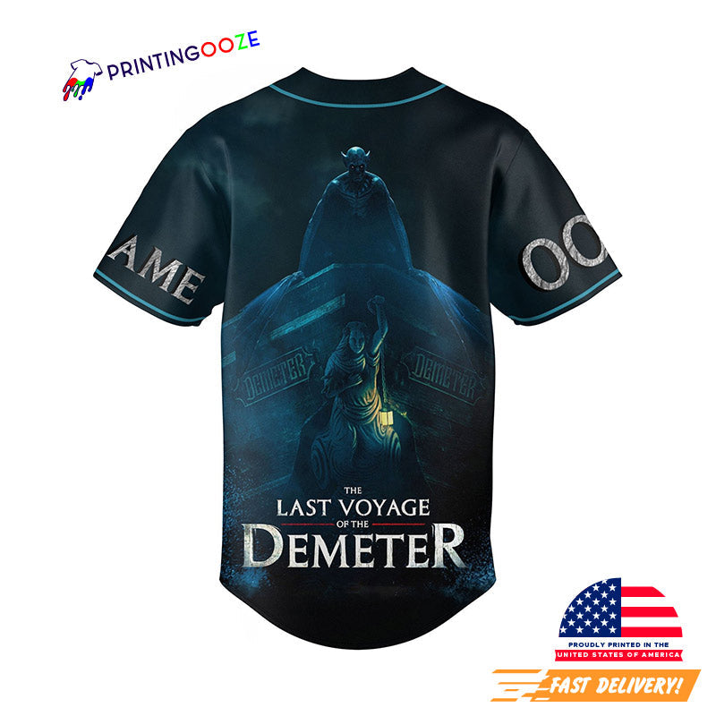 Personalized The Last Voyage Of The Demeter Baseball Jersey Unisex T-shirt, Sweatshirt, Hoodie, Long Sleeve Tee - T-Shirt, Sweatshirt, Hoodie