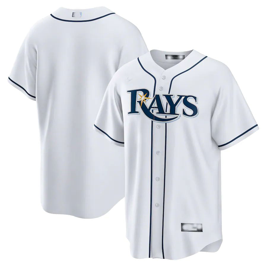 Tampa Bay Rays White Home Replica Team Jersey Baseball Jerseys baseball jersey product view 1