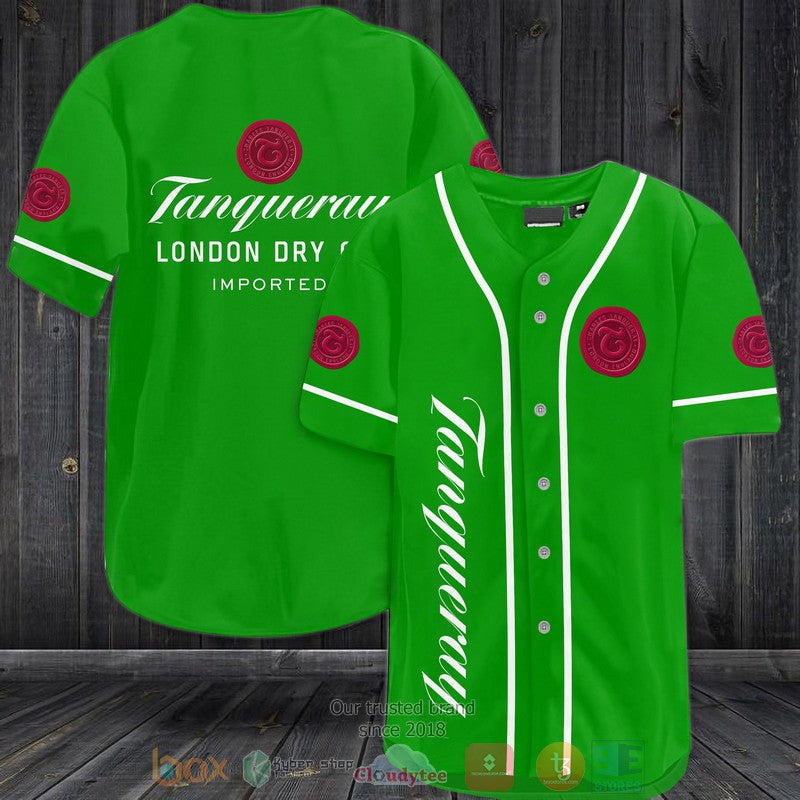 Tanqueray London Dry Gin green Baseball shirt Unisex T-shirt, Sweatshirt, Hoodie, Long Sleeve Tee - T-Shirt, Sweatshirt, Hoodie