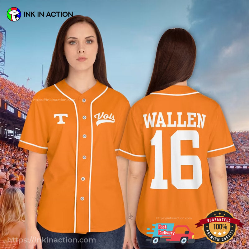 Tennessee Morgan Wallen Baseball Jersey Unisex T-shirt, Sweatshirt, Hoodie, Long Sleeve Tee - T-Shirt, Sweatshirt, Hoodie