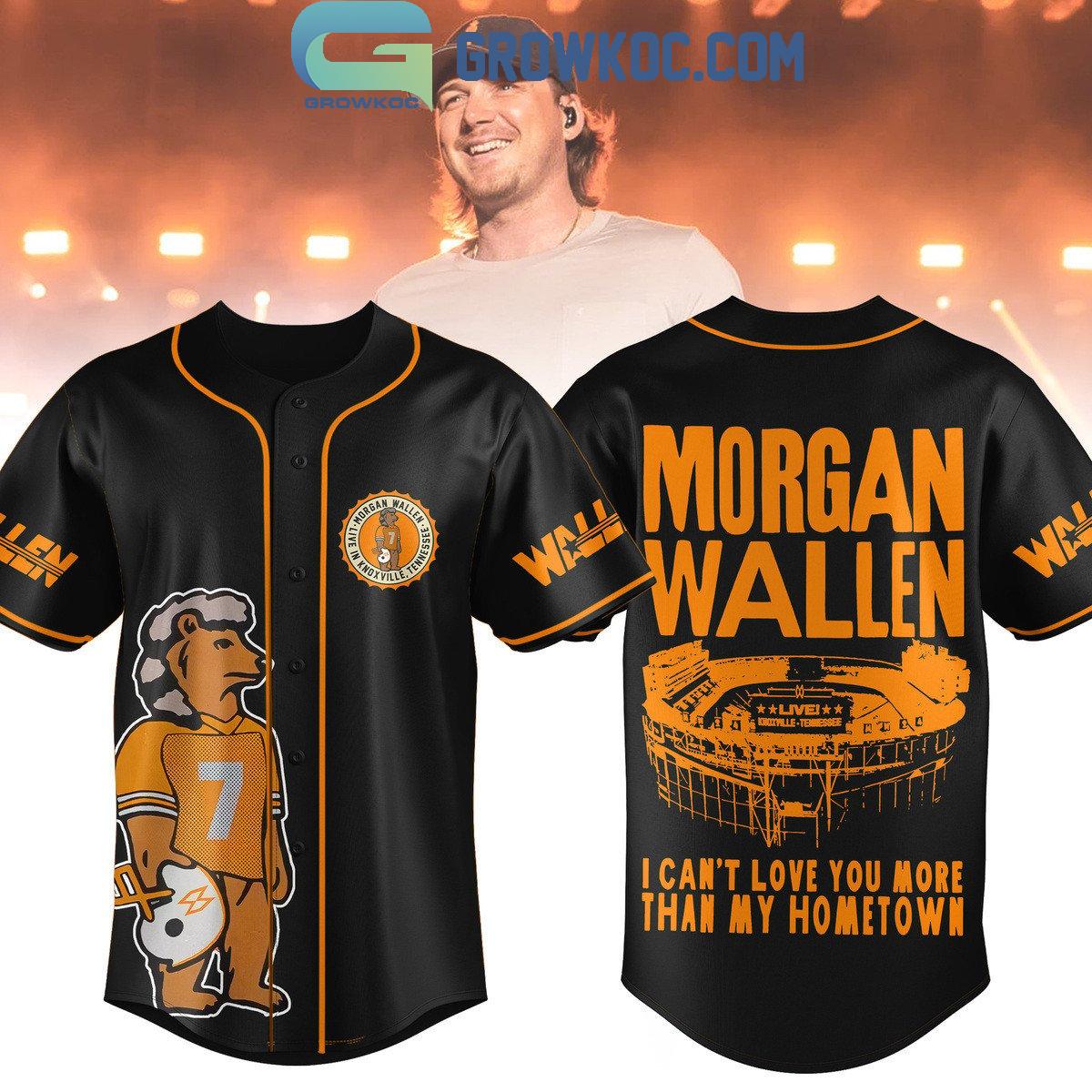 Tennessee Vols Morgan Wallen Home Performance 2024 Hometown Baseball Jersey Unisex T-shirt, Sweatshirt, Hoodie, Long Sleeve Tee - T-Shirt, Sweatshirt, Hoodie