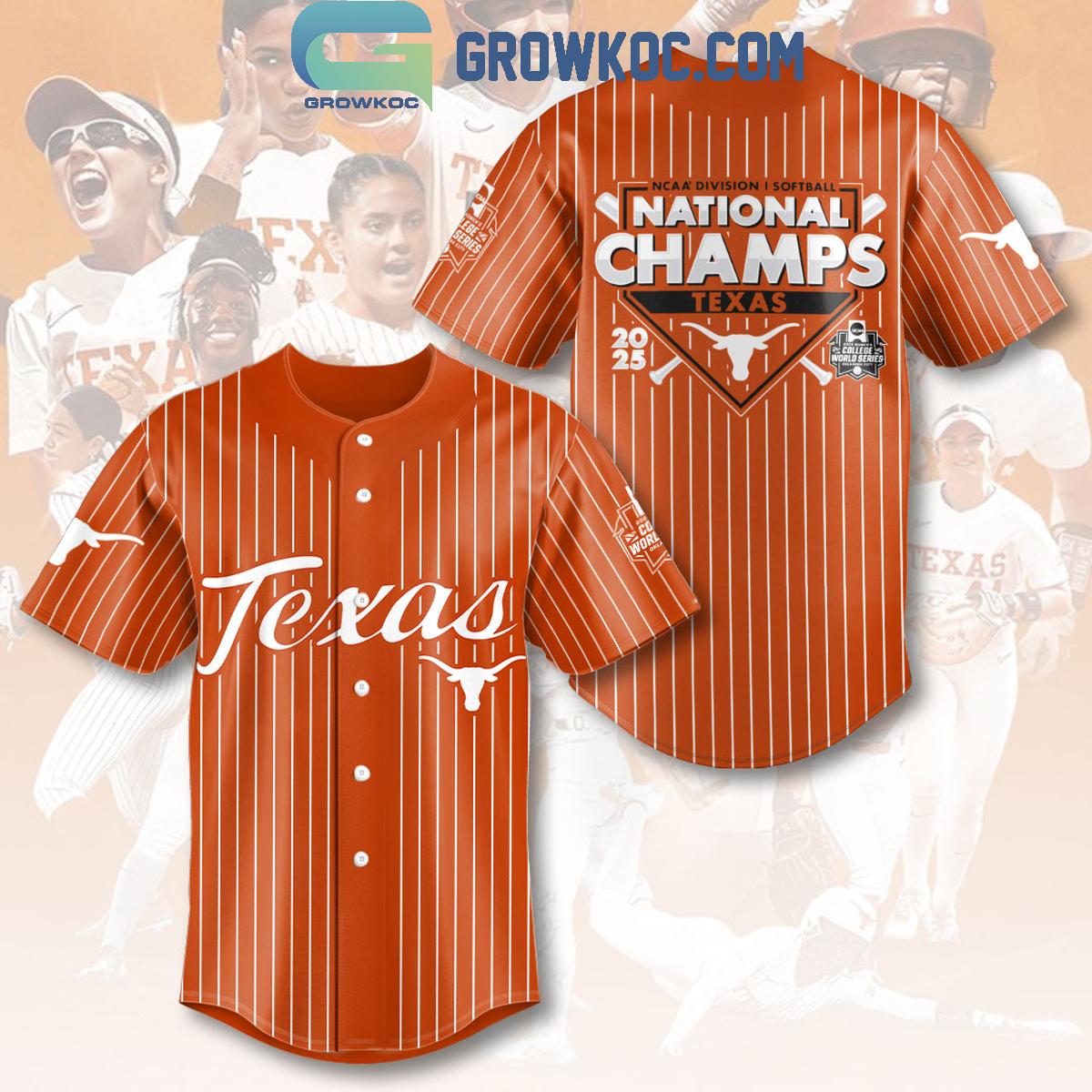 Texas Longhorns National Champions Softball Baseball Jersey Unisex T-shirt, Sweatshirt, Hoodie, Long Sleeve Tee - T-Shirt, Sweatshirt, Hoodie