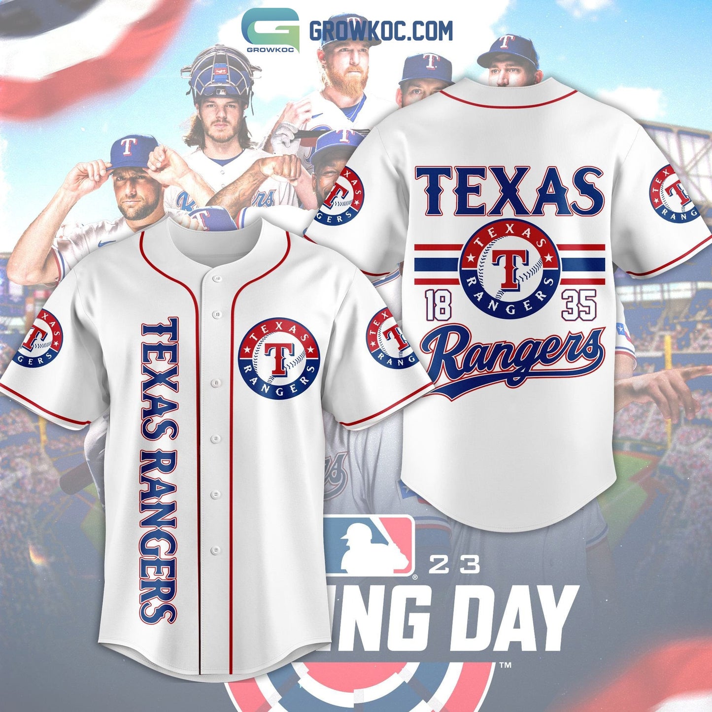 Texas Rangers Since 1835 Baseball Jersey Unisex T-shirt, Sweatshirt, Hoodie, Long Sleeve Tee - T-Shirt, Sweatshirt, Hoodie