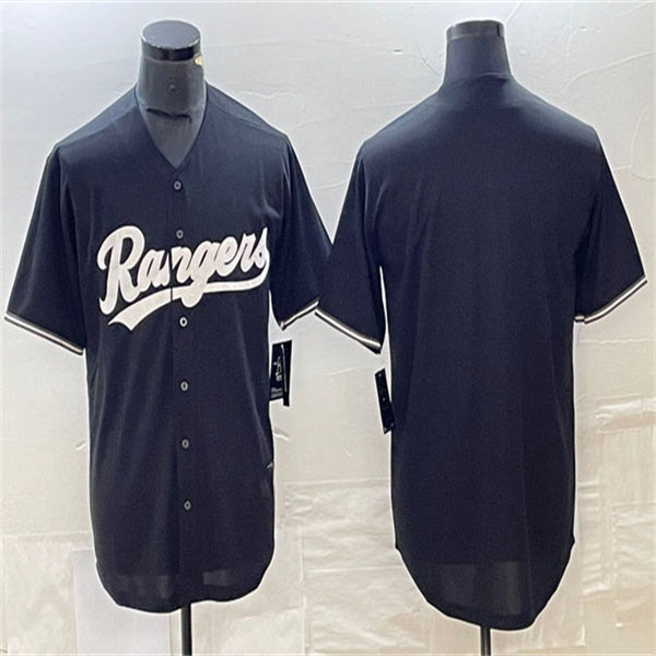 Los Angeles Dodgers Texas Rangers Blank Black Home Authentic Patch Jersey Baseball Jerseys baseball jersey product view 1
