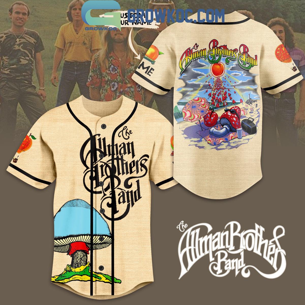 The Allman Brothers Band Midnight Rider Personalized Baseball Jersey Unisex T-shirt, Sweatshirt, Hoodie, Long Sleeve Tee - T-Shirt, Sweatshirt, Hoodie