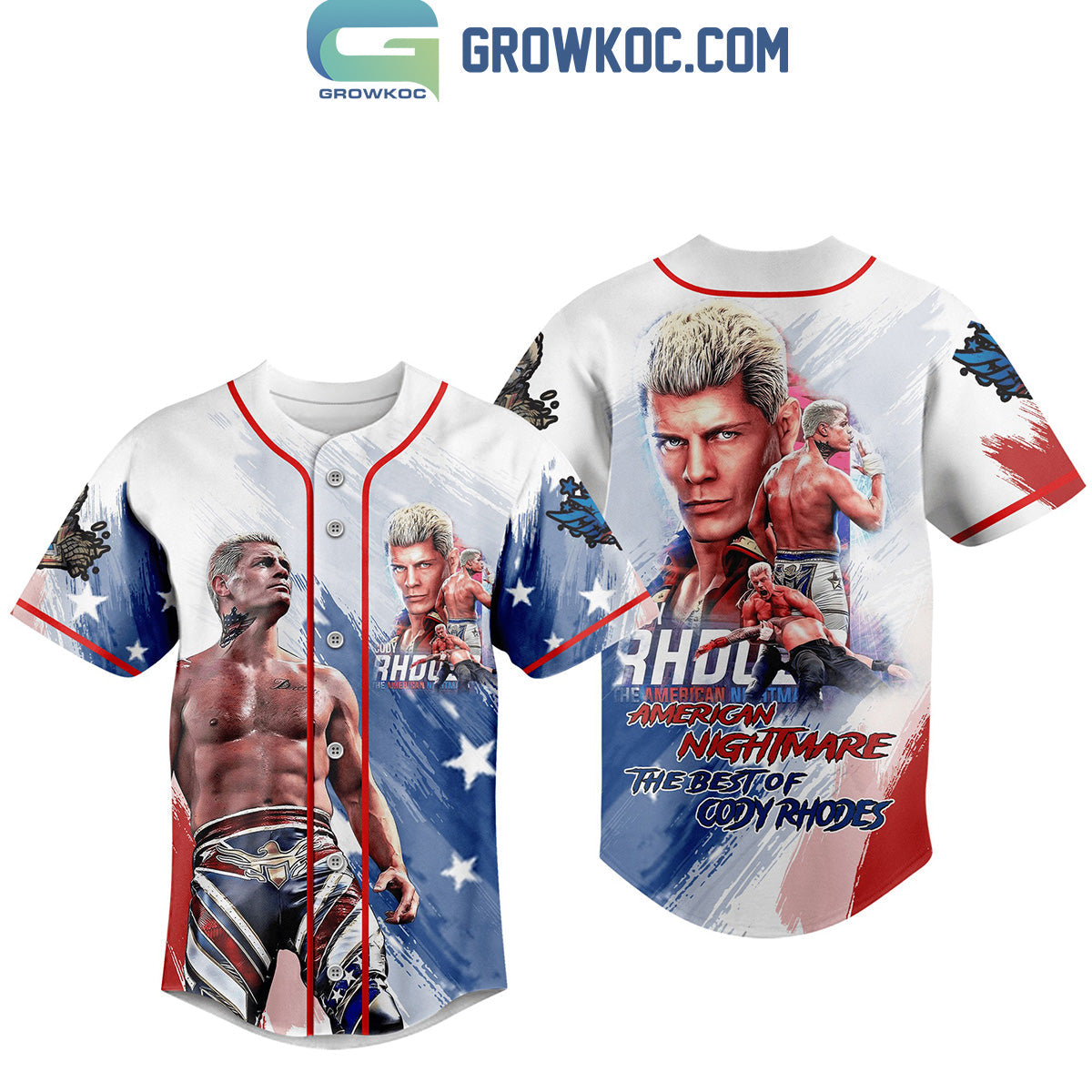 The Best Of Cody Rhodes American Nightmare Personalized Baseball Jersey Unisex T-shirt, Sweatshirt, Hoodie, Long Sleeve Tee - T-Shirt, Sweatshirt, Hoodie