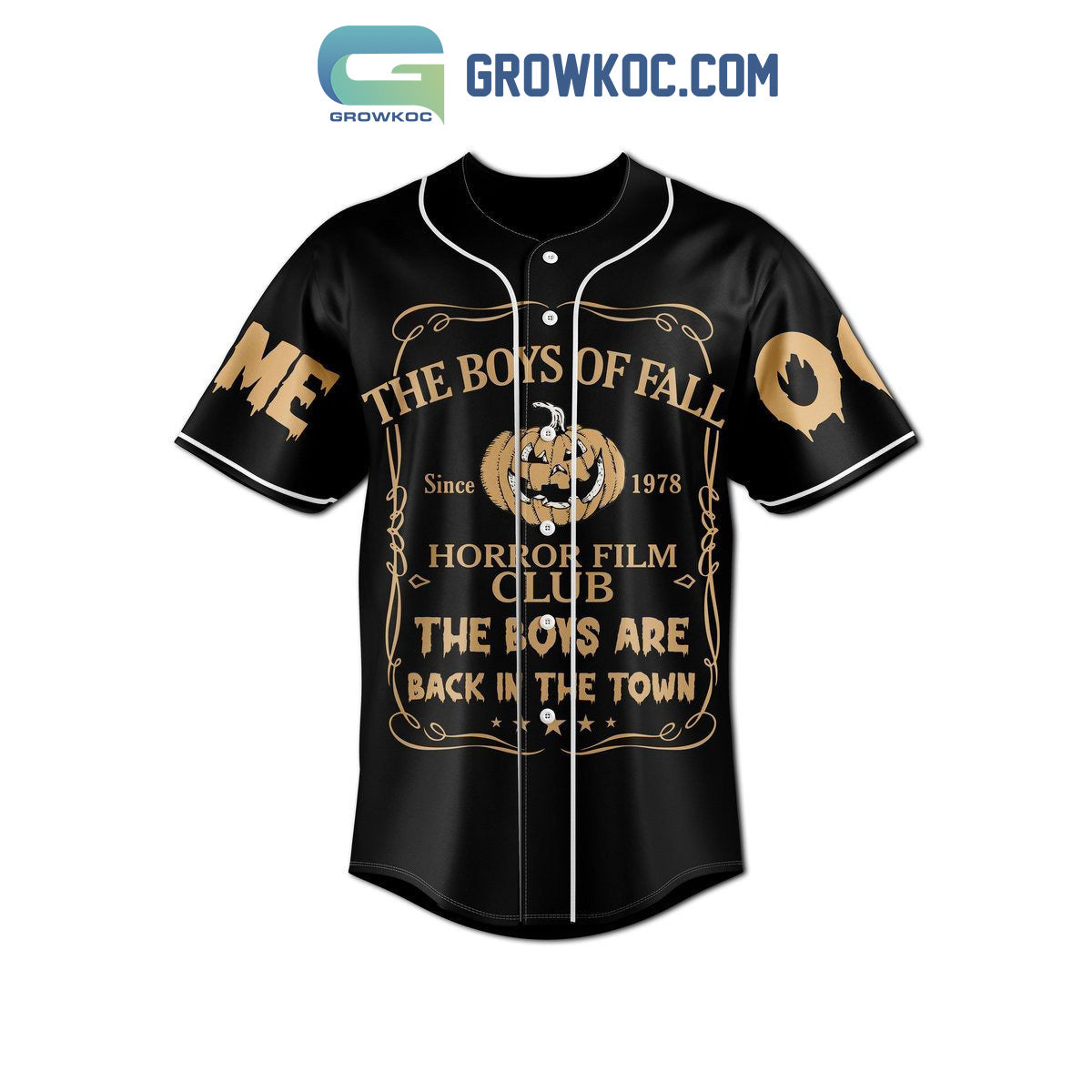 The Boys Of Fall Horror Film Club Its The Most Wonderful Time Of The Years Personalized Baseball Jersey - T-Shirt, Sweatshirt, Hoodie