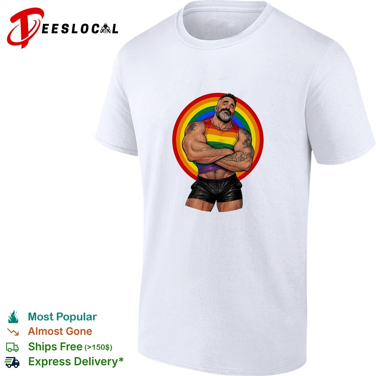 The Daddy Bureau Wowyco Rainbow Gay pride shirt Unisex T-shirt, Sweatshirt, Hoodie, Long Sleeve Tee - T-Shirt, Sweatshirt, Hoodie