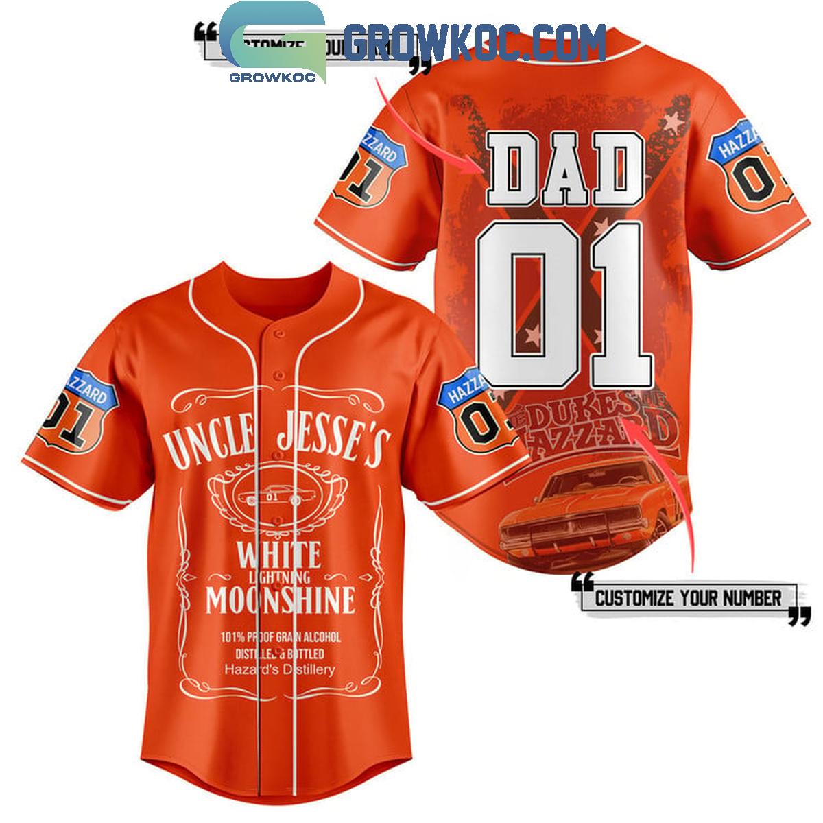The Dukes Of Hazzard Uncle Jesses Personalized Baseball Jersey Unisex T-shirt, Sweatshirt, Hoodie, Long Sleeve Tee - T-Shirt, Sweatshirt, Hoodie