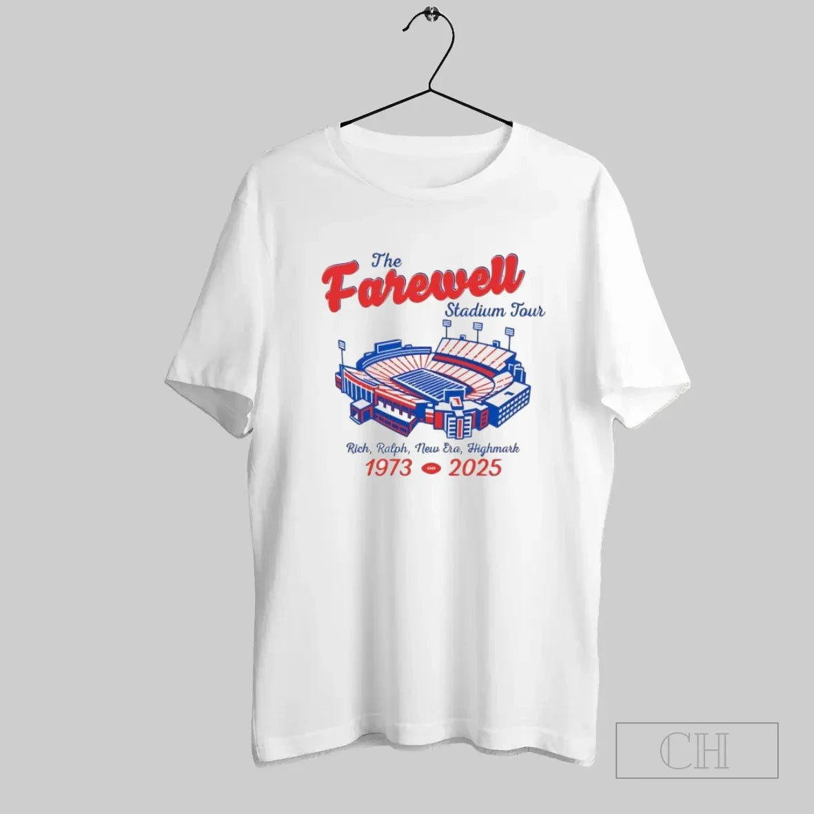Farewell Stadium Tour Rich Ralph New Era Highmark 1973 2025 T-Shirts, Hoodie, Sweatshirt - T-Shirt, Sweatshirt, Hoodie