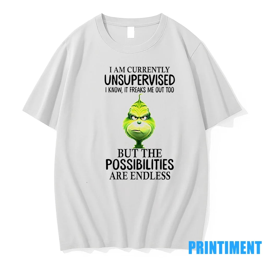 Grinch I Am Currently Unsupervised I Know Freaks Me Out Too But T-Shirts, Hoodie, Sweatshirt - T-Shirt, Sweatshirt, Hoodie