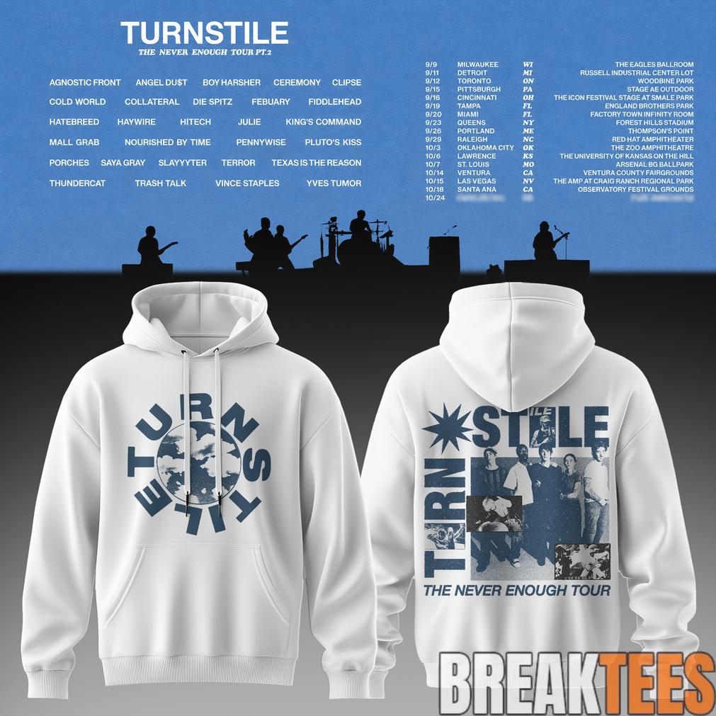 The Never Enough Tour Pt. 2 Hoodie Unisex T-shirt, Sweatshirt, Hoodie, Long Sleeve Tee - T-Shirt, Sweatshirt, Hoodie