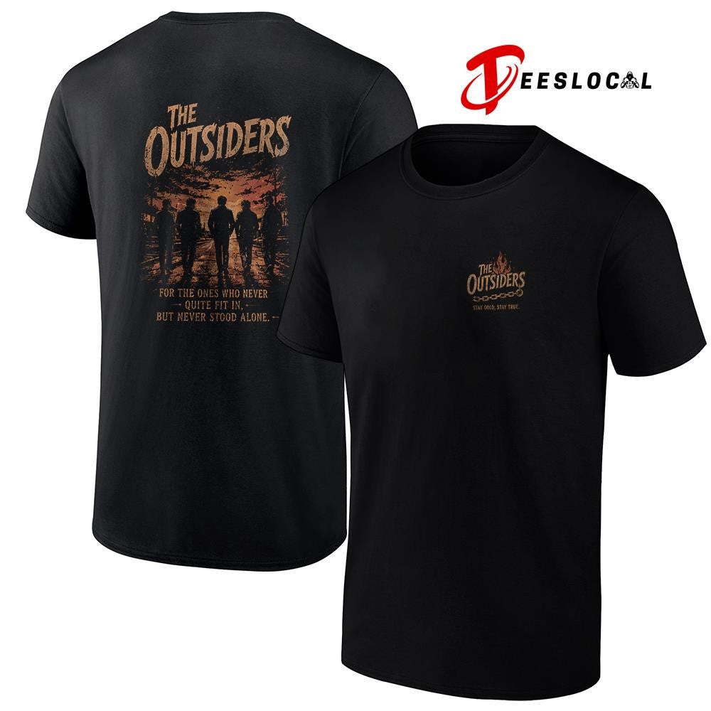 The Outsiders stay gold stay true for the ones who never quite fit in shirt Unisex T-shirt, Sweatshirt, Hoodie, Long Sleeve Tee - T-Shirt, Sweatshirt, Hoodie