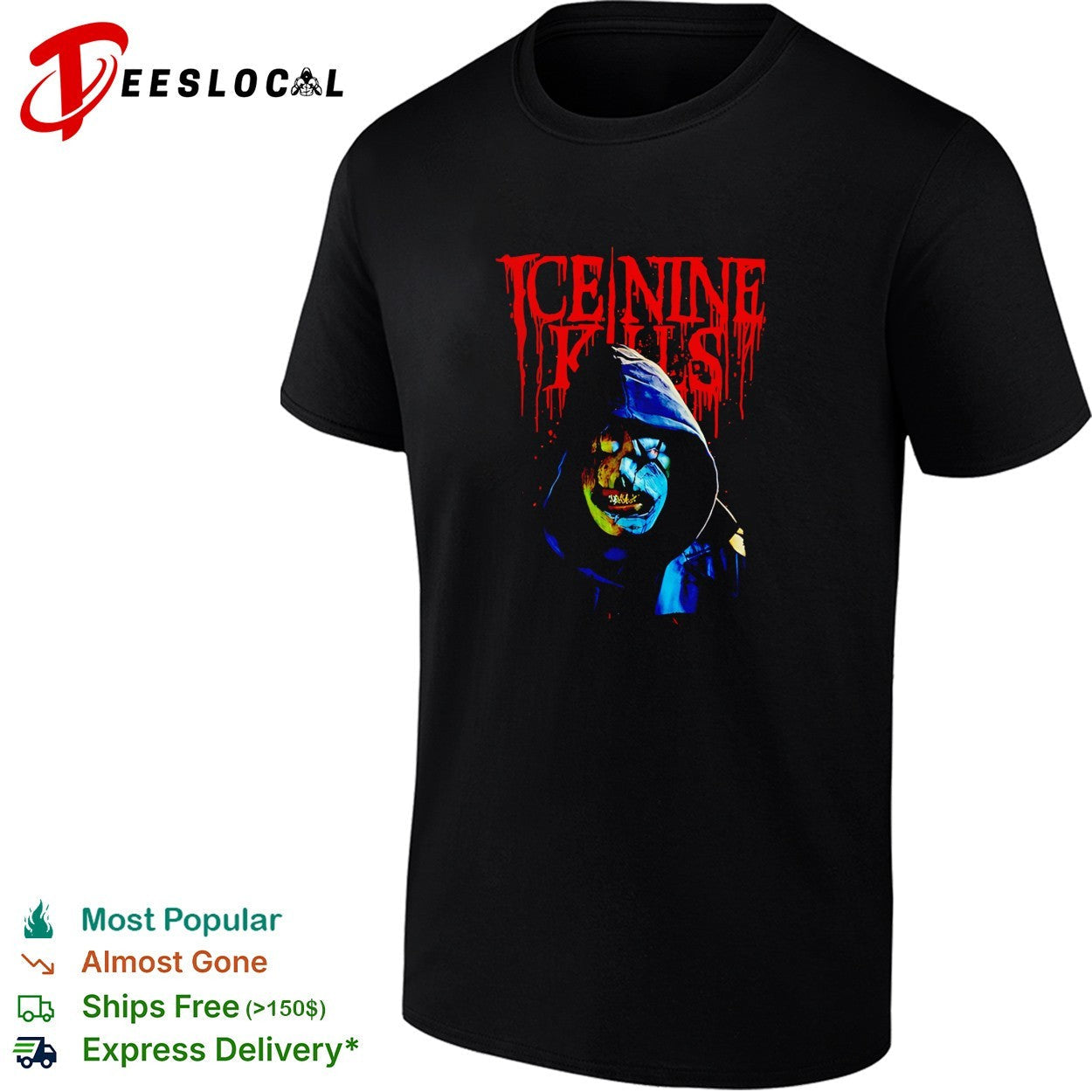 The Silence Ice Nine Kills X Dead By Daylight Play Dead World Tour 2026 shirt Unisex T-shirt, Sweatshirt, Hoodie, Long Sleeve Tee - T-Shirt, Sweatshirt, Hoodie