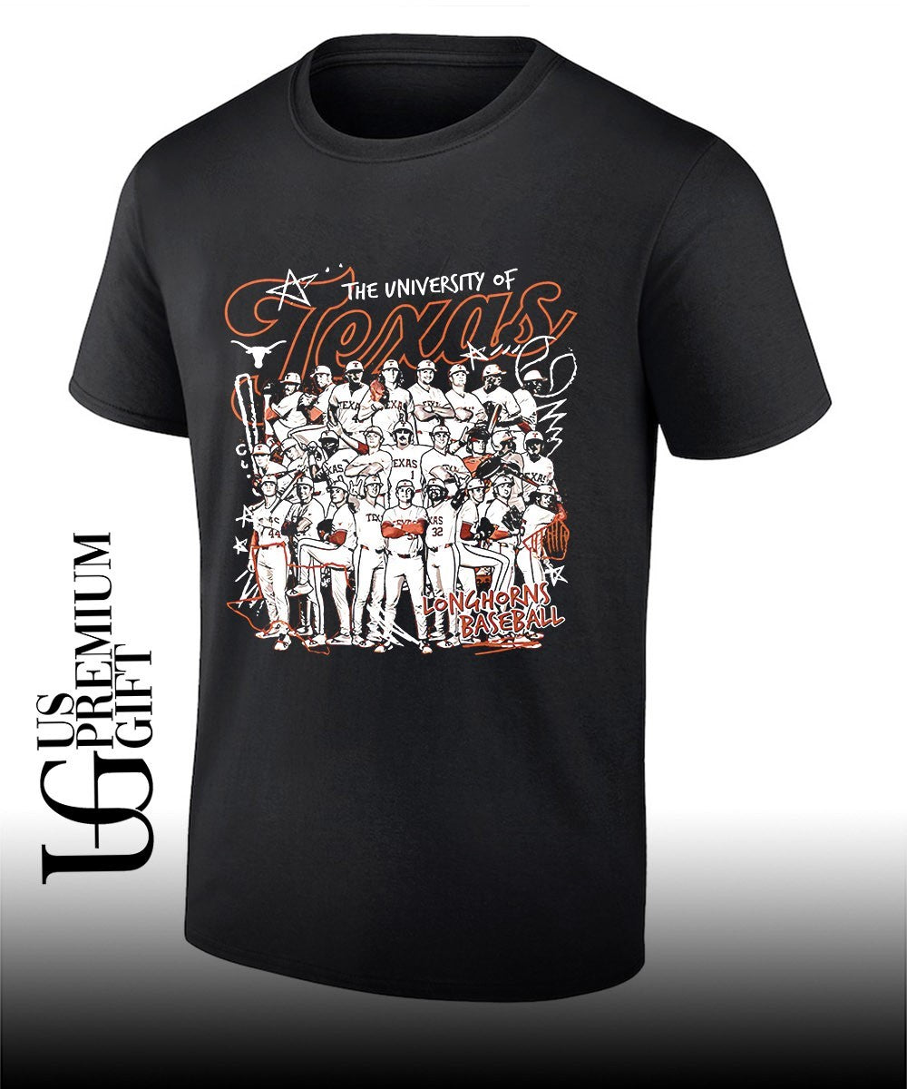 The University of Texas Longhorns Baseball players Team Sport graphic shirt Unisex T-shirt, Sweatshirt, Hoodie, Long Sleeve Tee - T-Shirt, Sweatshirt, Hoodie