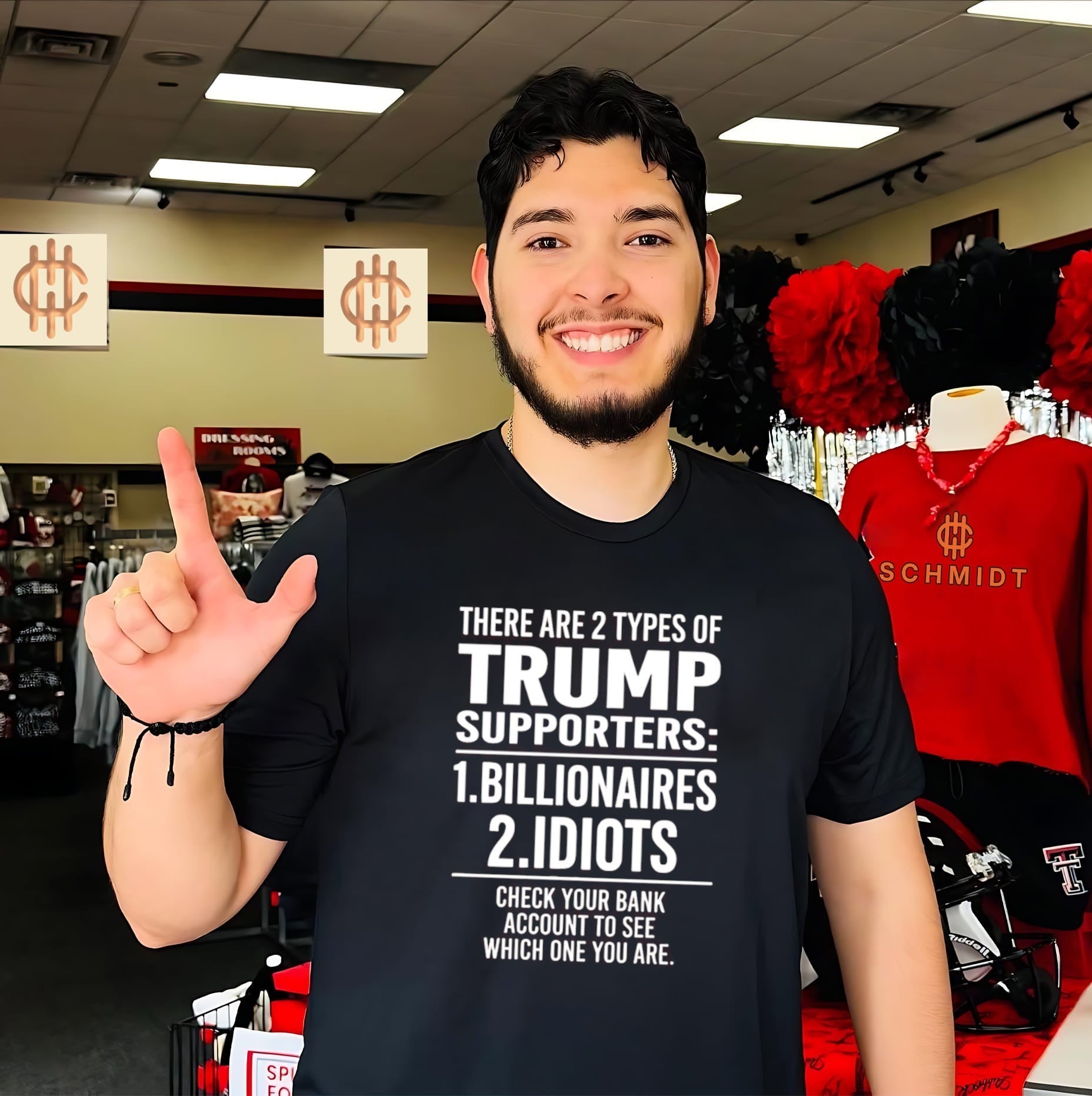 There Are 2 Types Of Trump Supporters Billionaires Idiots Shirt Unisex T-shirt, Sweatshirt, Hoodie, Long Sleeve Tee - T-Shirt, Sweatshirt, Hoodie