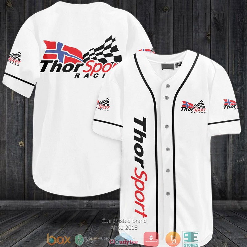 BEST ThorSport Racing Car Team Baseball Jersey Unisex T-shirt, Sweatshirt, Hoodie, Long Sleeve Tee - T-Shirt, Sweatshirt, Hoodie