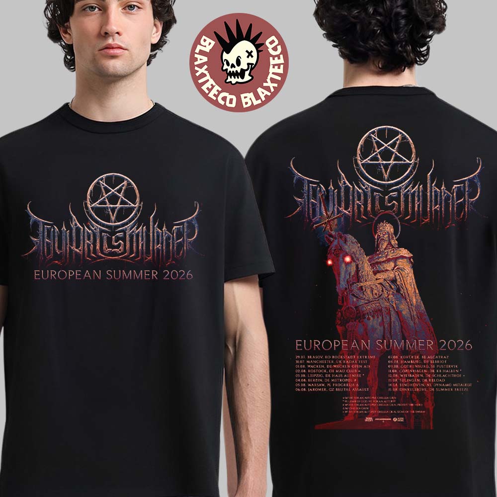 Thy Art Is Murder Year Of The Fire Horse European Summer 2026 Tour Schedule Dates Two Sided T-Shirt - T-Shirt, Sweatshirt, Hoodie