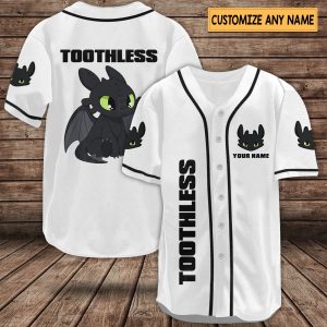 Toothless Baseball Jersey Shirts, Toothless Shirts, Dragon Jersey Men, Night Fury Baseball Shirt - T-Shirt, Sweatshirt, Hoodie