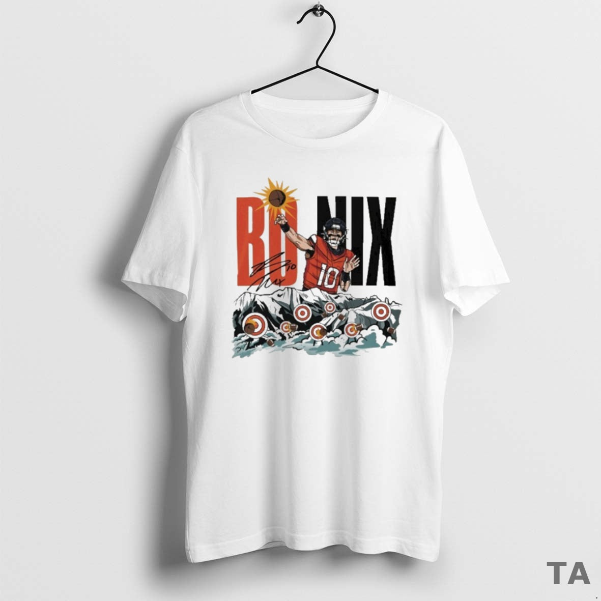 Top Bo Nix Target Practice T-Shirts, Hoodie, Sweatshirt - T-Shirt, Sweatshirt, Hoodie