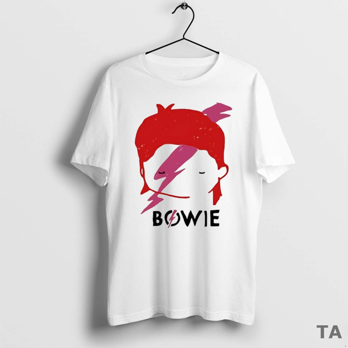 Top David Bowie Aladdin Sane Lightning Bolt Sketch Circle T-Shirts, Hoodie, Sweatshirt - T-Shirt, Sweatshirt, Hoodie