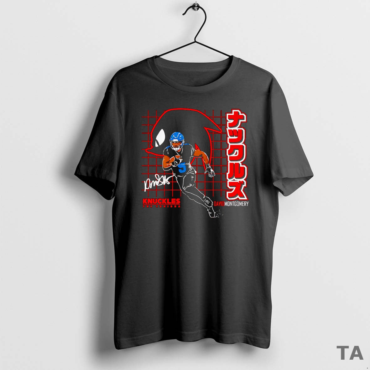 Top David Montgomery Knuckles Echidna T-Shirts, Hoodie, Sweatshirt - T-Shirt, Sweatshirt, Hoodie