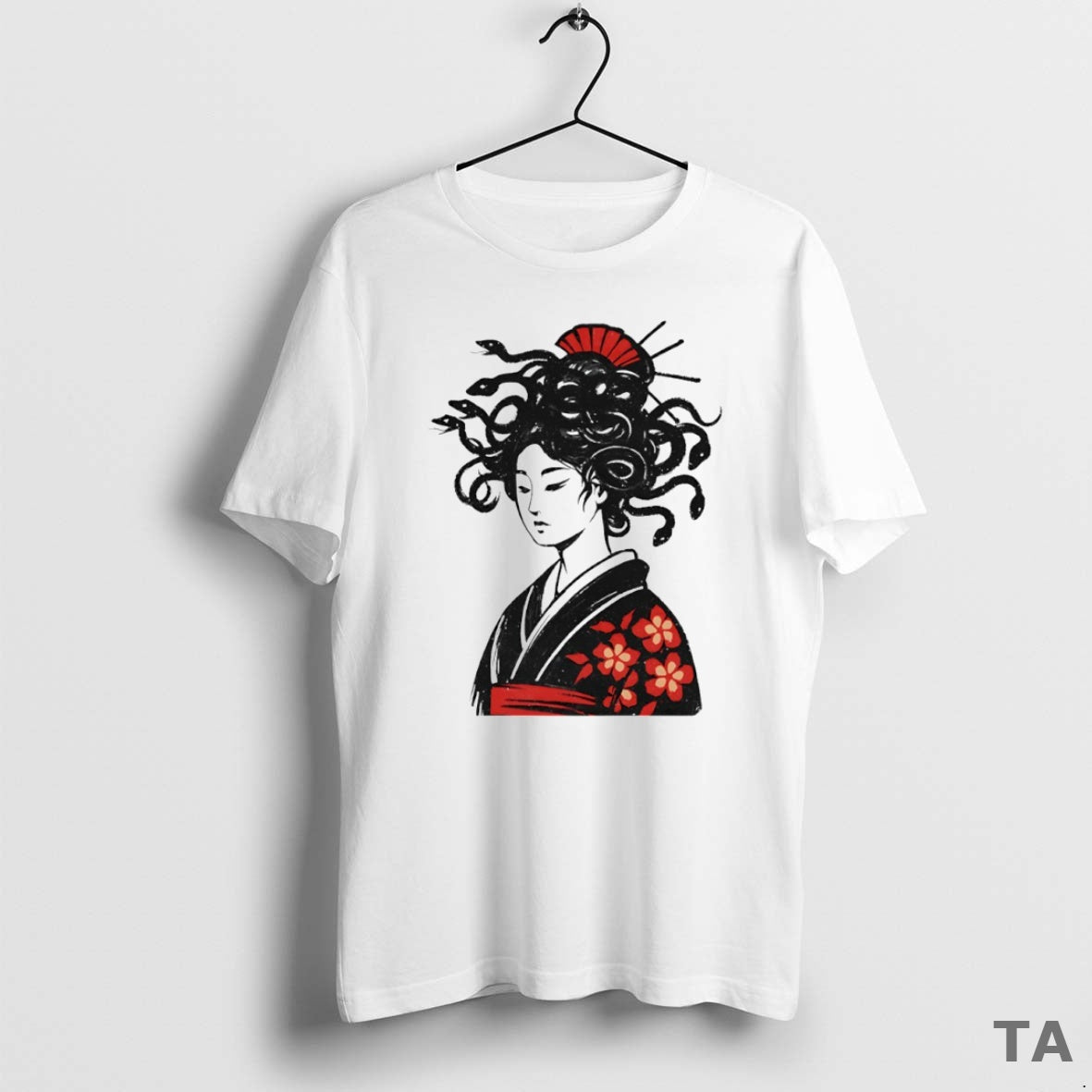 Top Geisha Mith Snake Hair Circle T-Shirts, Hoodie, Sweatshirt - T-Shirt, Sweatshirt, Hoodie