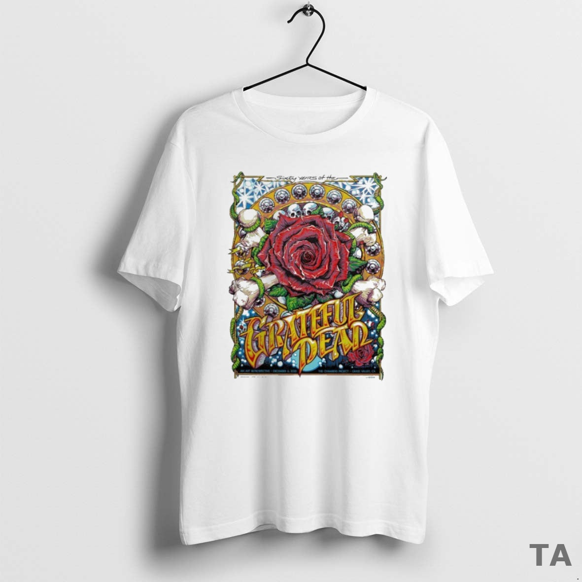 Top Grateful Dead 60 Years Grass Valley California Chambers Project T-Shirts, Hoodie, Sweatshirt - T-Shirt, Sweatshirt, Hoodie