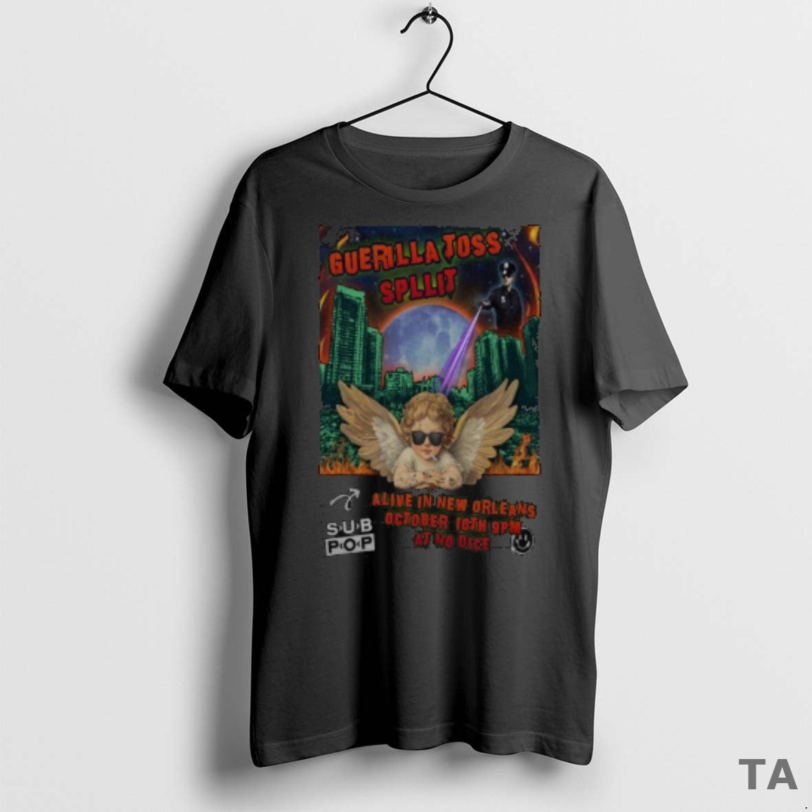 Top Guerilla Toss Split Alive New Orleans Louisiana October 10th No Dice 2025 T-Shirts, Hoodie, Sweatshirt - T-Shirt, Sweatshirt, Hoodie