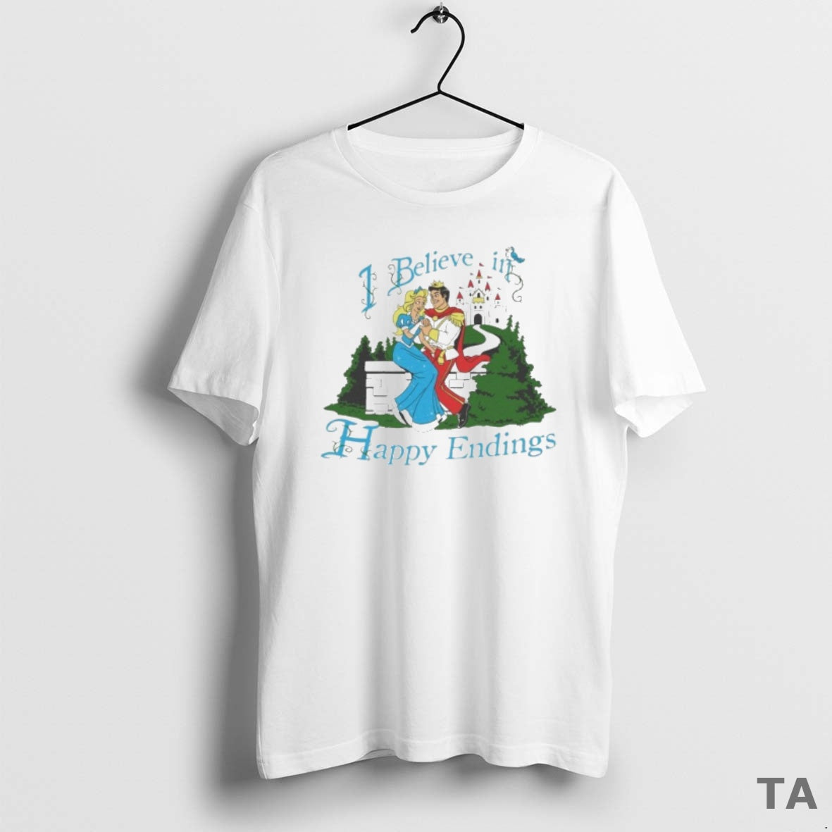 Top I Believe Happy Endings Prince Princess T-Shirts, Hoodie, Sweatshirt - T-Shirt, Sweatshirt, Hoodie