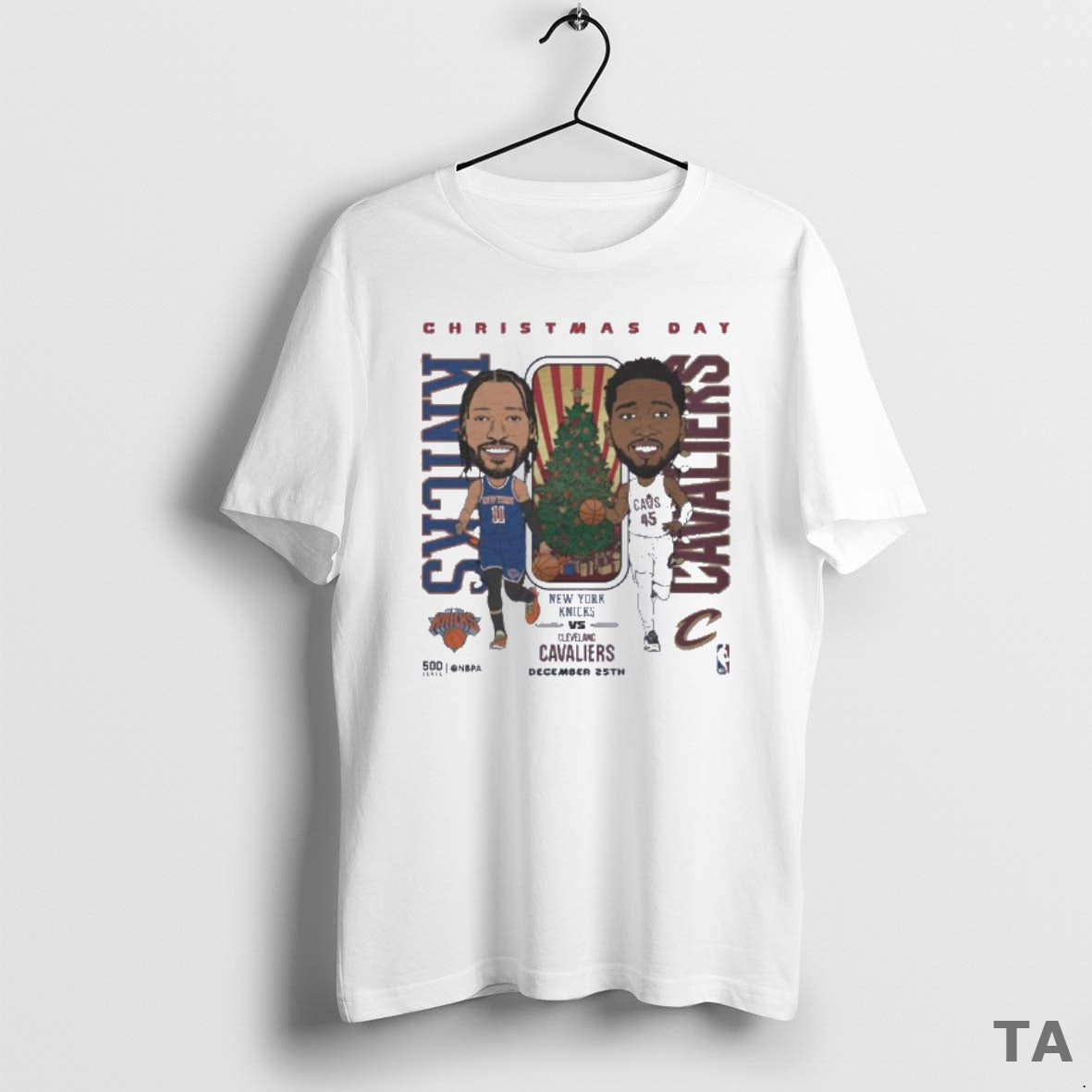 Top Jalen Brunson Vs Donovan Mitchell 2025 Nba Day Match Up T-Shirts, Hoodie, Sweatshirt - T-Shirt, Sweatshirt, Hoodie