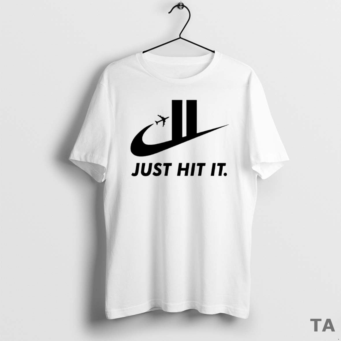 Top Just Hit 9 11 Logo Parody Circle T-Shirts, Hoodie, Sweatshirt - T-Shirt, Sweatshirt, Hoodie