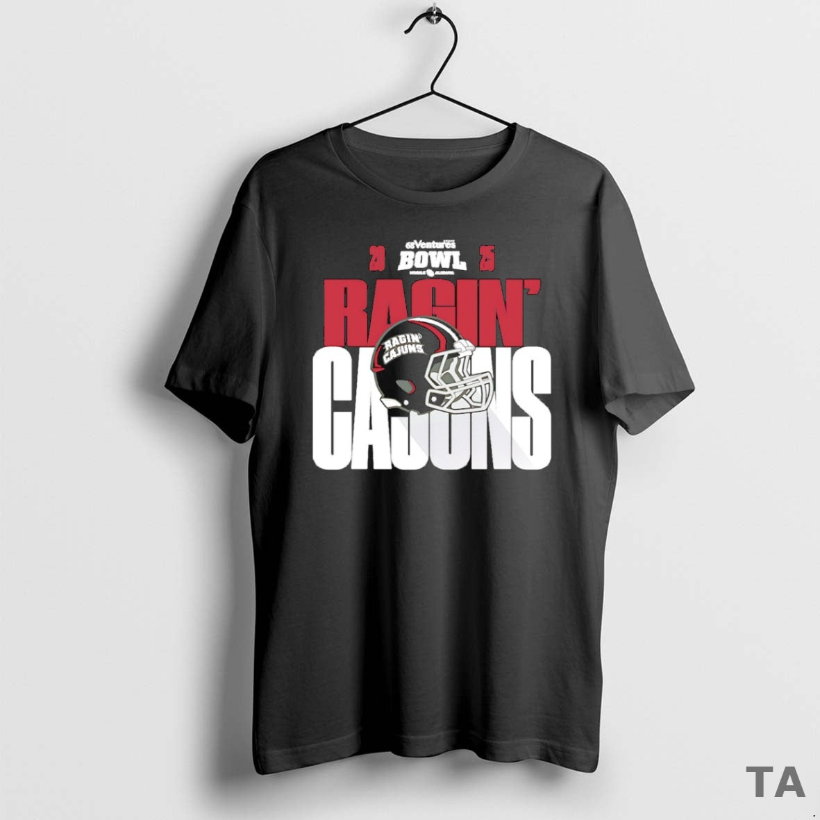 Top Louisiana Ragin Cajuns 2025 68 Ventures Bowl Helmet T-Shirts, Hoodie, Sweatshirt - T-Shirt, Sweatshirt, Hoodie