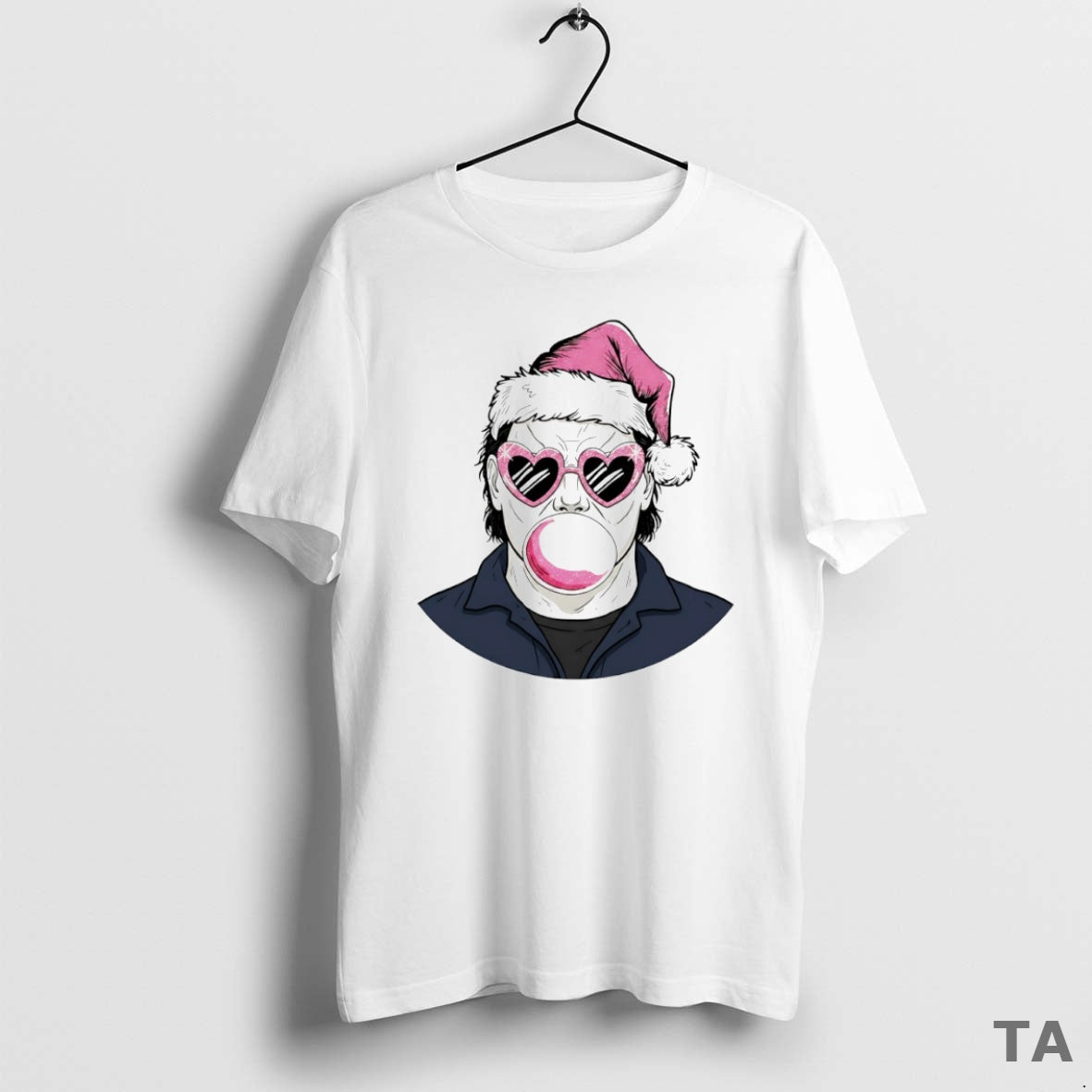 Top Merry Michael Myers Bubble Gum Circle T-Shirts, Hoodie, Sweatshirt - T-Shirt, Sweatshirt, Hoodie
