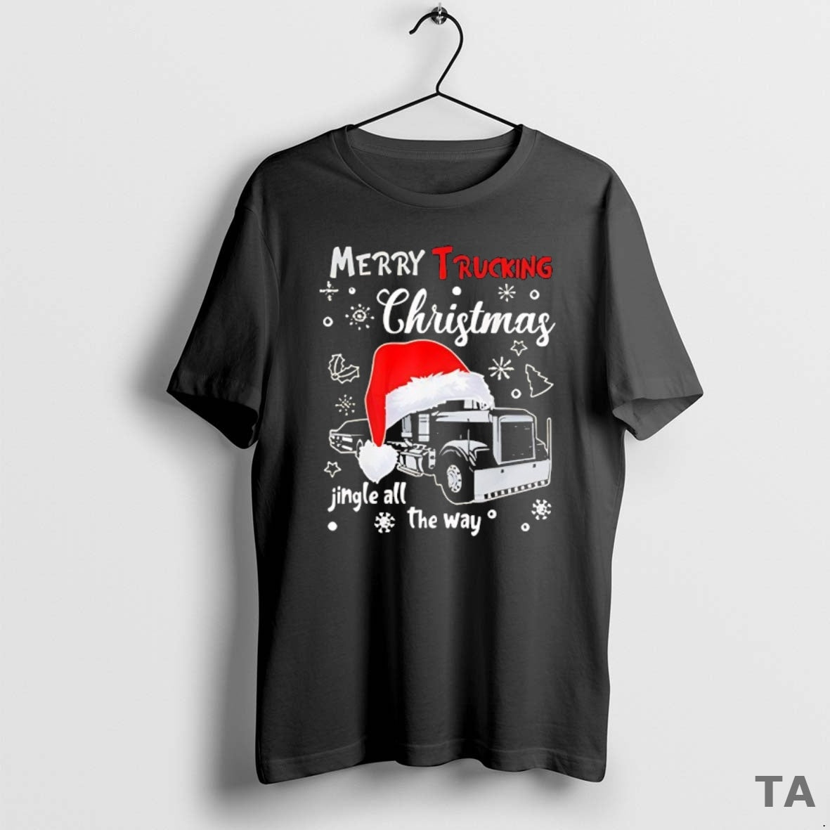 Top Merry Trucking Jingle Al Way T-Shirts, Hoodie, Sweatshirt - T-Shirt, Sweatshirt, Hoodie
