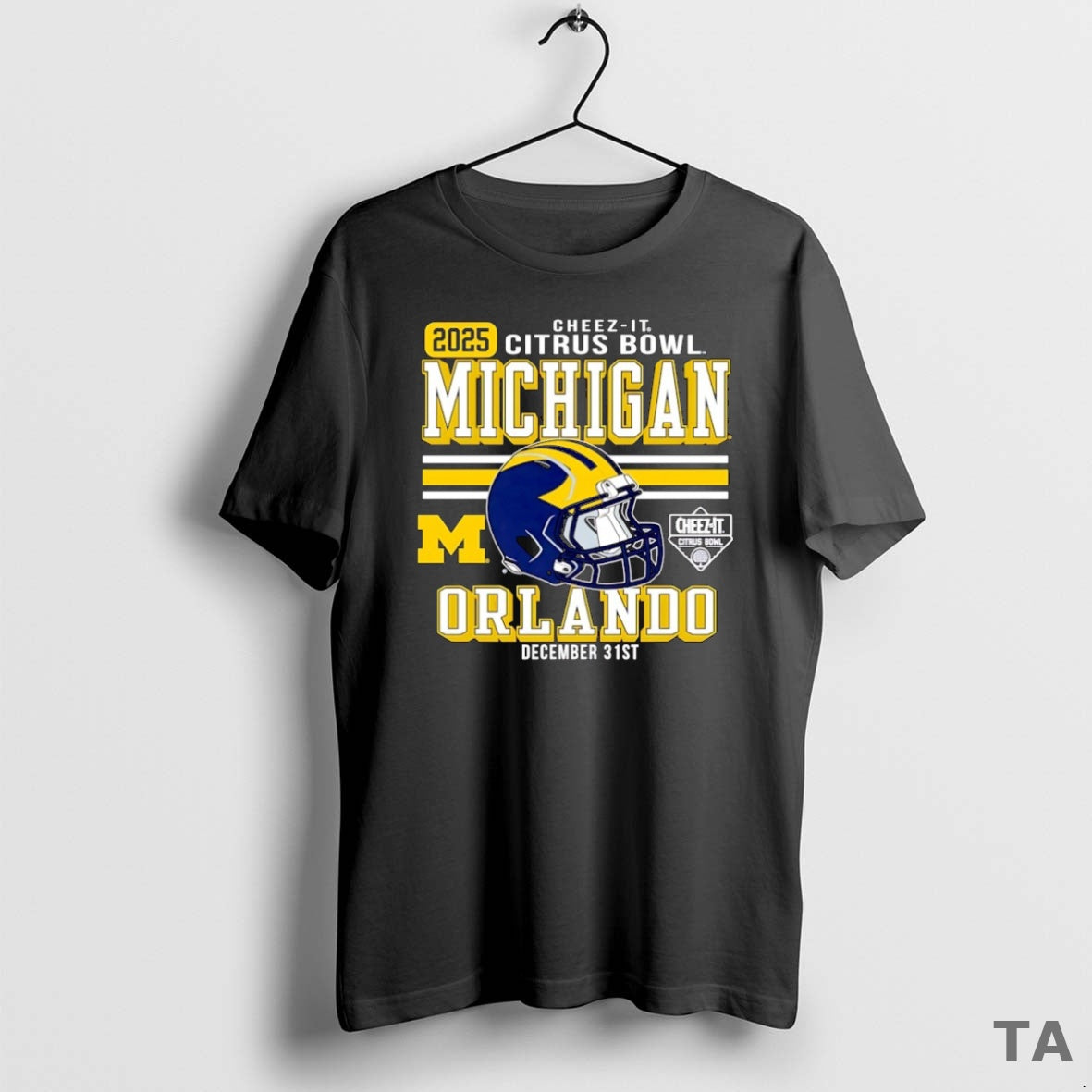 Top Michigan Wolverines Football 2025 Cheez Citrus Bowl Helmet T-Shirts, Hoodie, Sweatshirt - T-Shirt, Sweatshirt, Hoodie