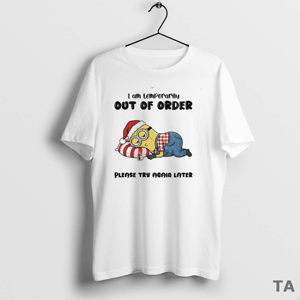 Top Minion I Am Temporarily Out Order Please Try Again Later Circle T-Shirts, Hoodie, Sweatshirt - T-Shirt, Sweatshirt, Hoodie