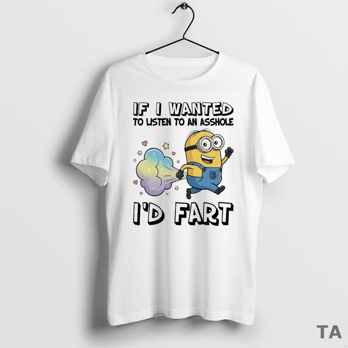 Top Minion Fart If I Wanted Listen Asshole Id Fart Circle T-Shirts, Hoodie, Sweatshirt - T-Shirt, Sweatshirt, Hoodie